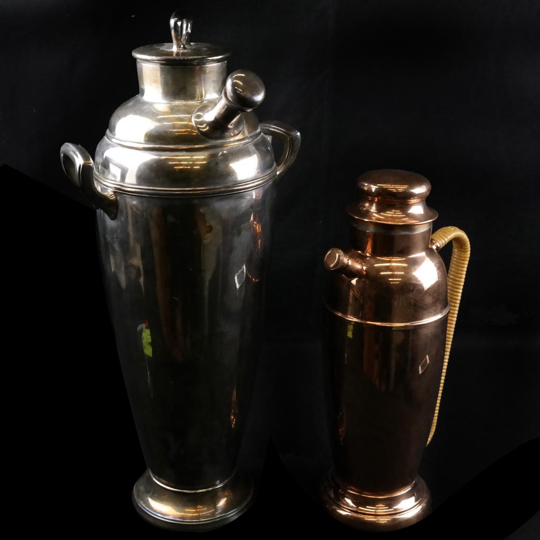 Two Large Mid Century Cocktail Shakers (1 of 9)