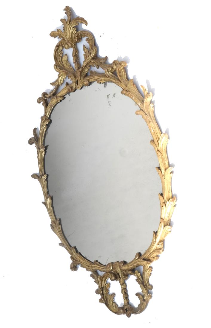 Italian Rococo-Style Gilt Wood Mirror (1 of 5)