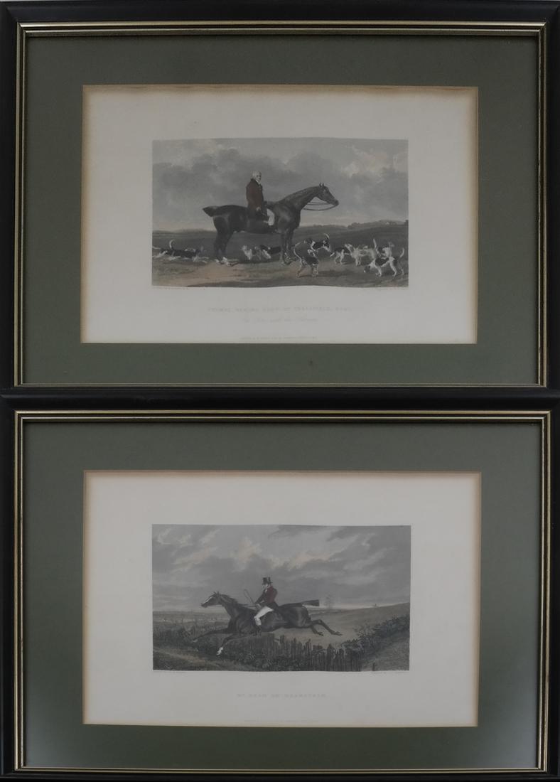 Pair of English Hunt Prints (1 of 8)