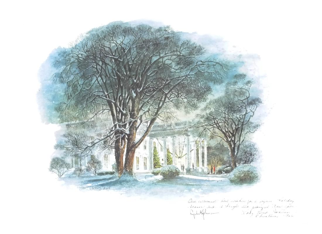 Lyndon B. Johnson and Lady Bird Johnson, Signed Print (1 of 6)