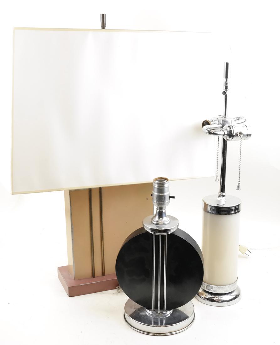 Three Art Moderne Lamps (1 of 6)