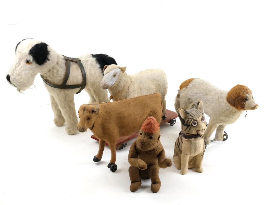 Six Plush Toy Animals (1 of 9)