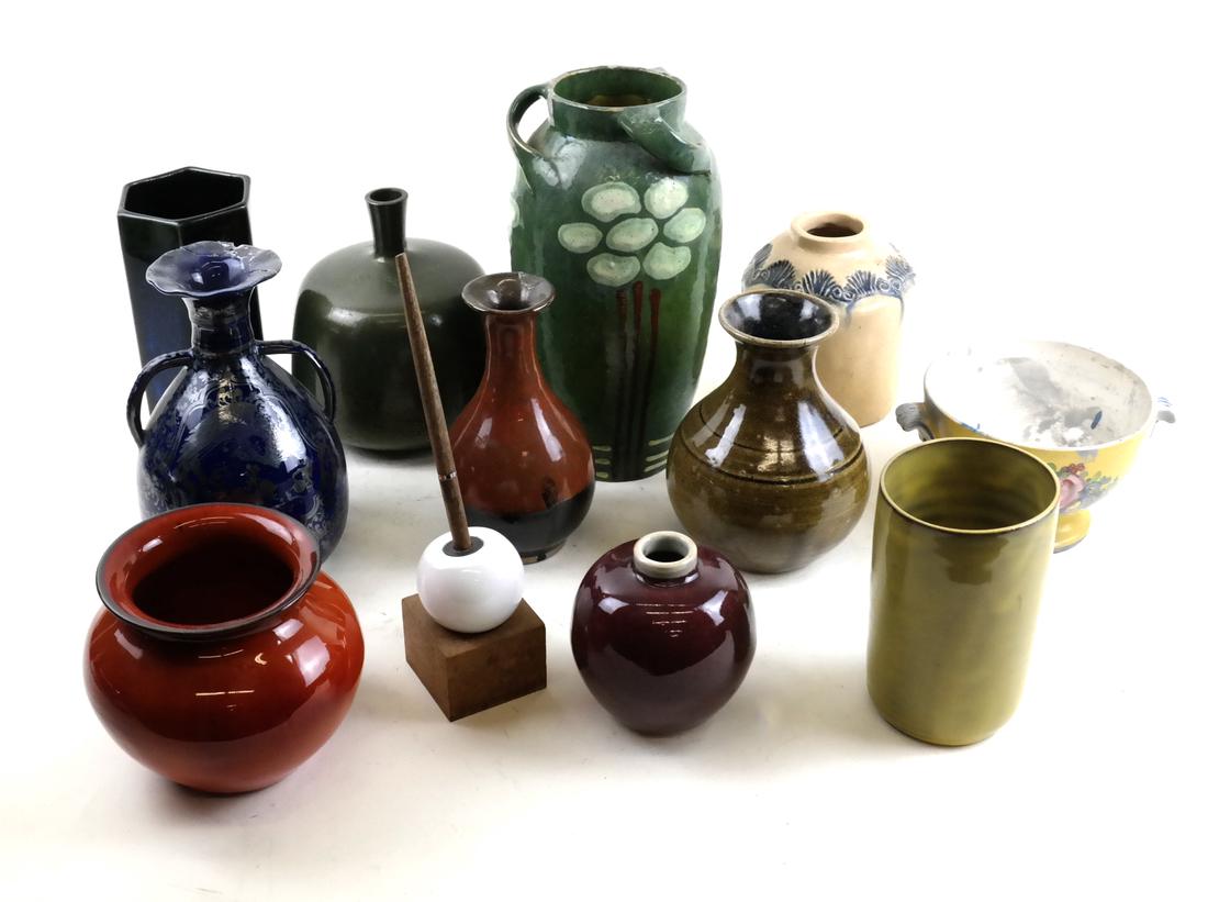 11 Various Ceramic and Porcelain Vases (1 of 6)