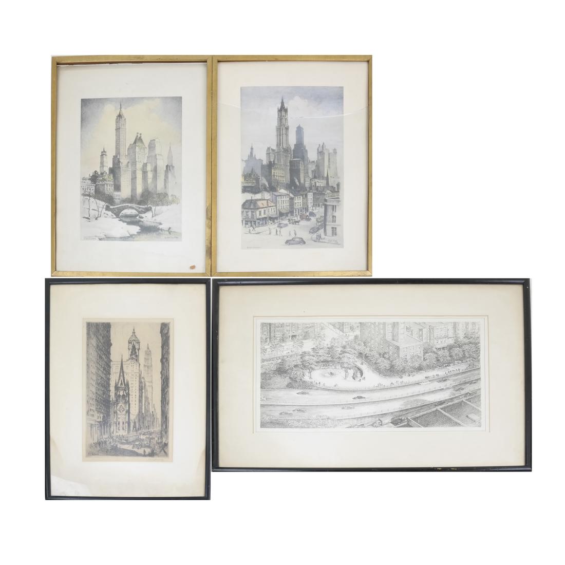 Group of Four Prints (1 of 10)