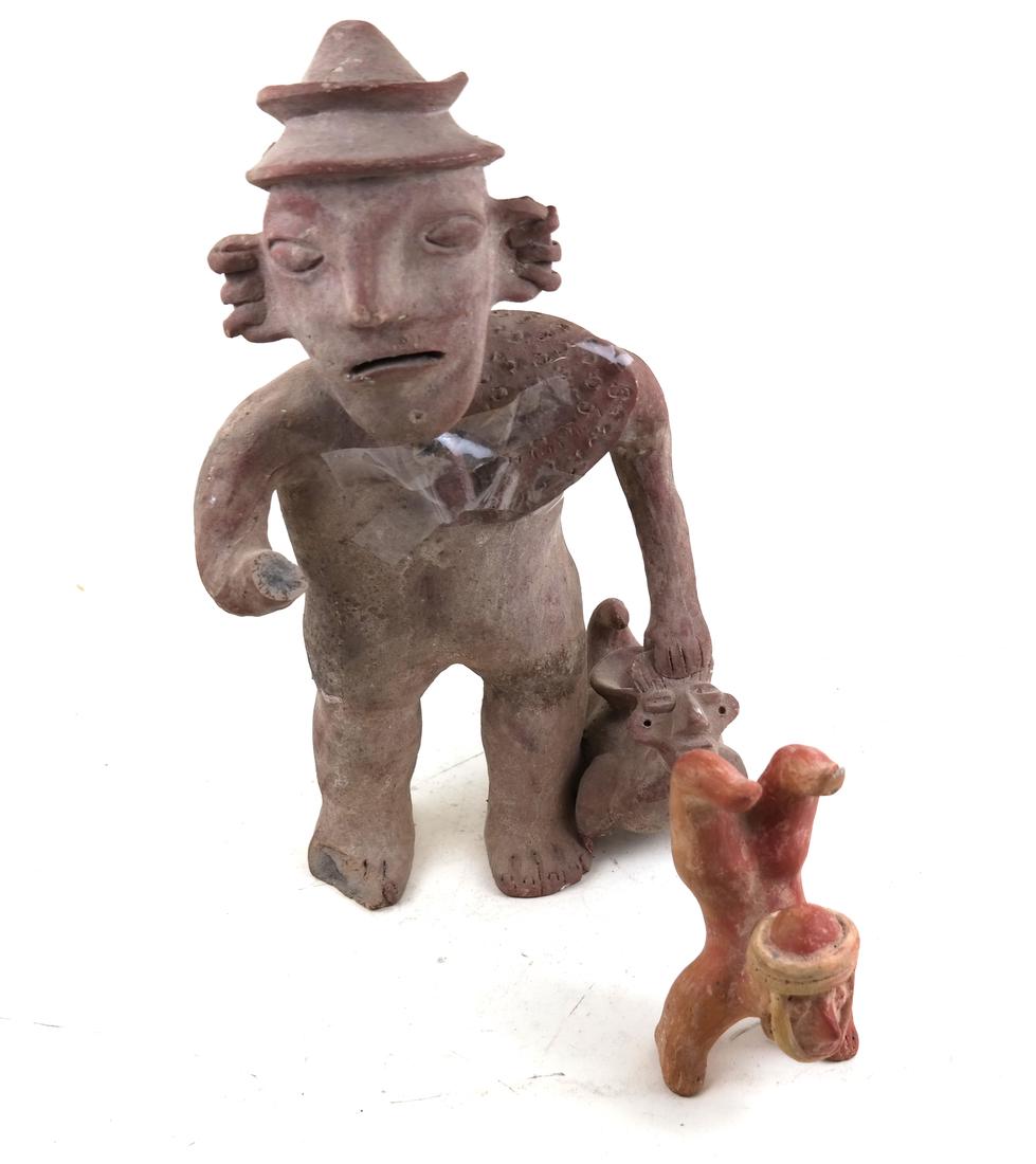 Two Pre-Colombian-Style Ceramic Vases (1 of 7)