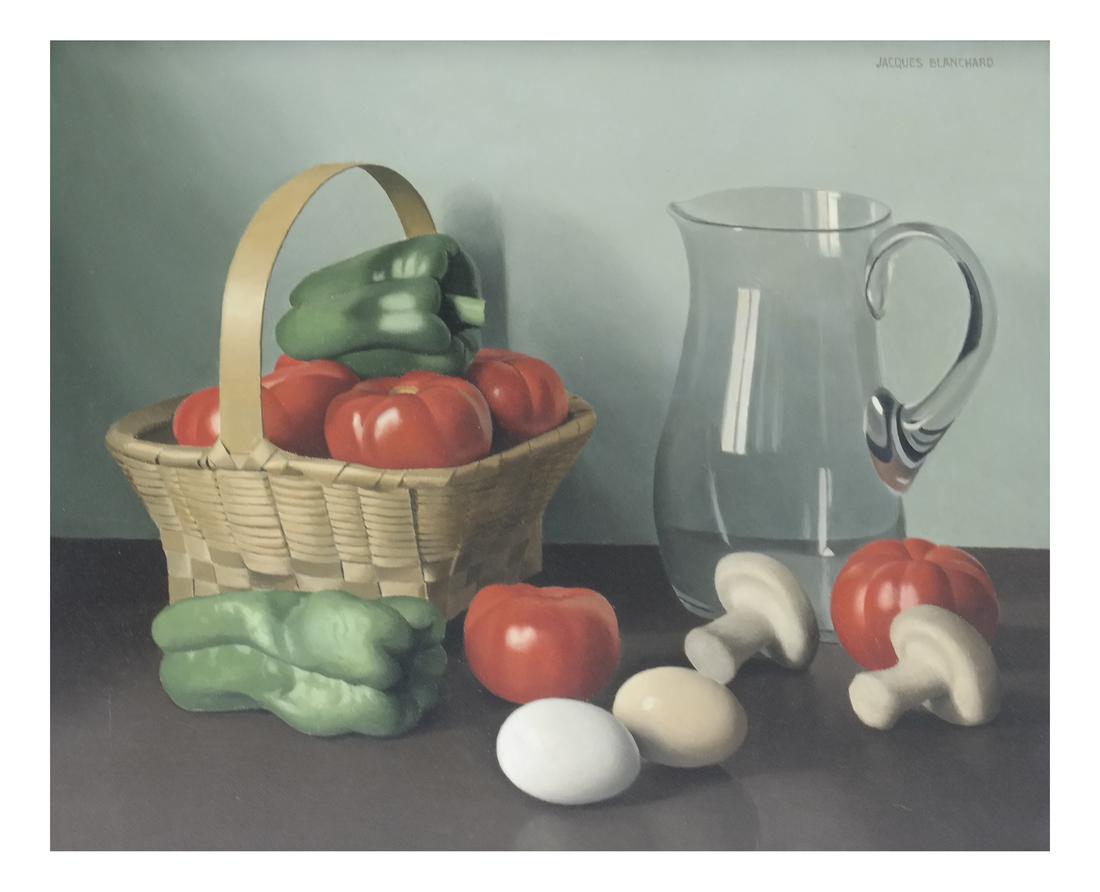 Jacques Blanchard, "Legumes" - Oil on Canvas (1 of 8)