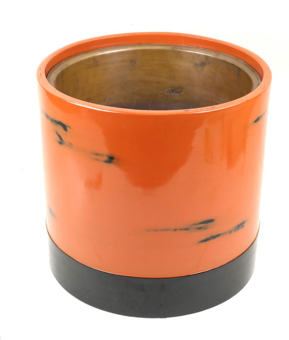 Orange Lacquered Planter (1 of 6)