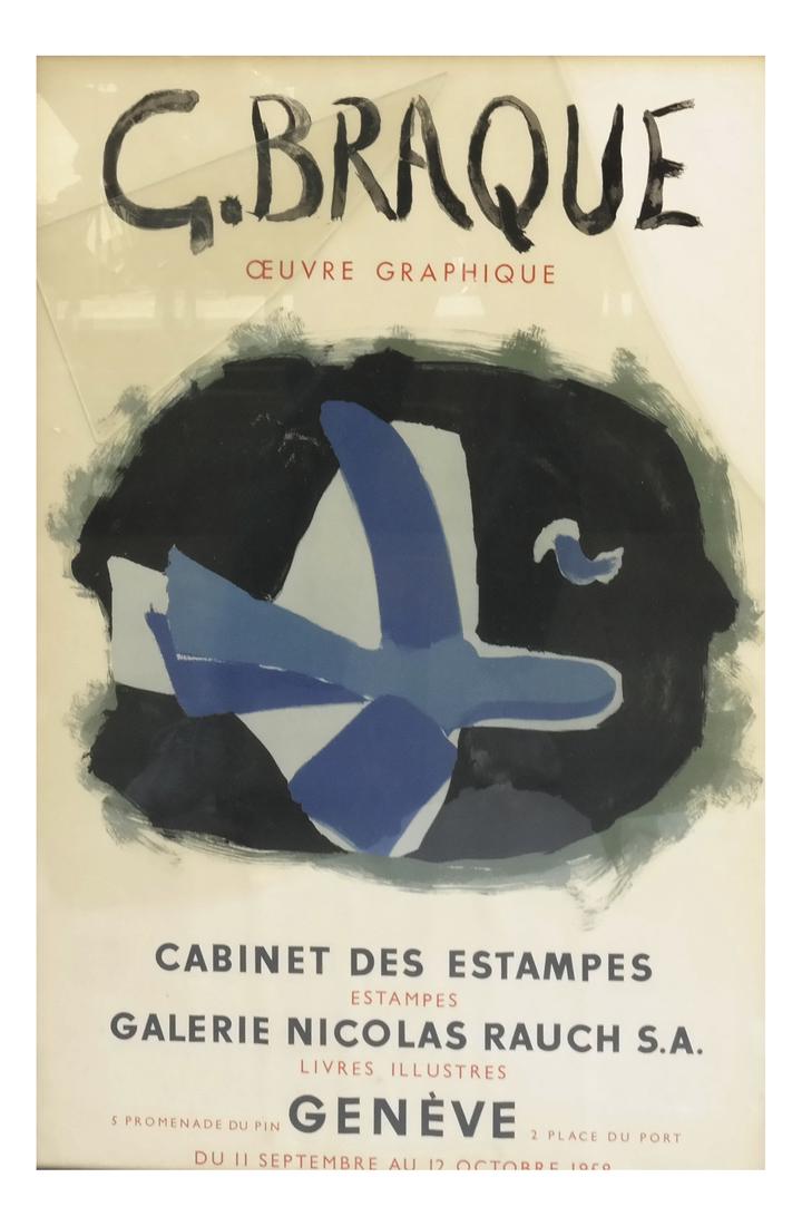 Georges Braque, "Cabinet Des Estampes" - Lithograph (1 of 6)