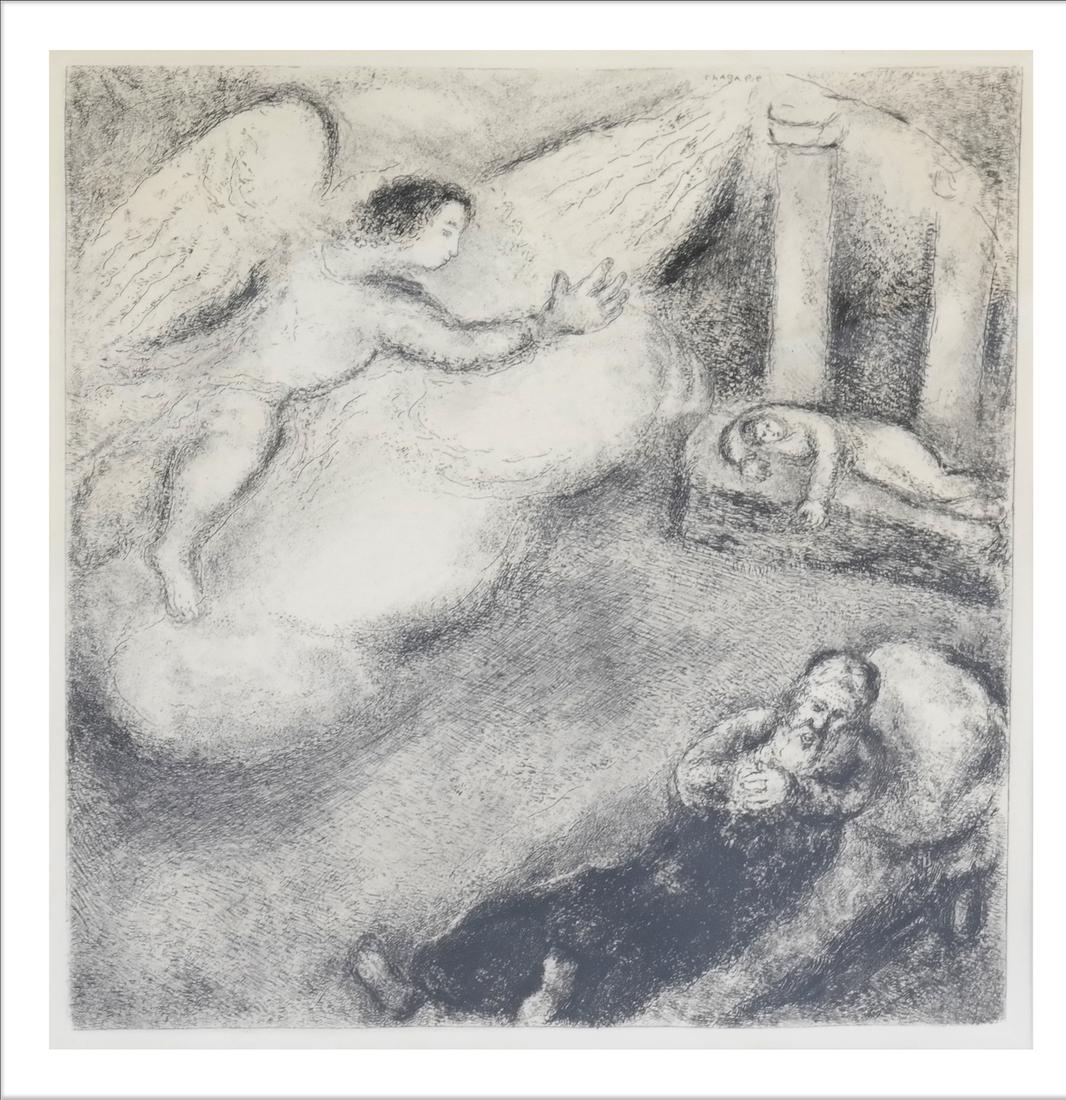 Marc Chagall, "Samuel Called by God" - Etching (1 of 6)