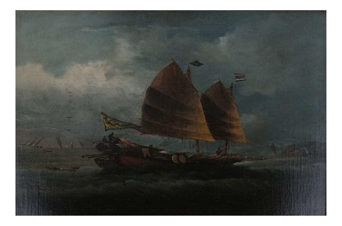 China Trade Painting - 1890 Fong Qua School (1 of 9)