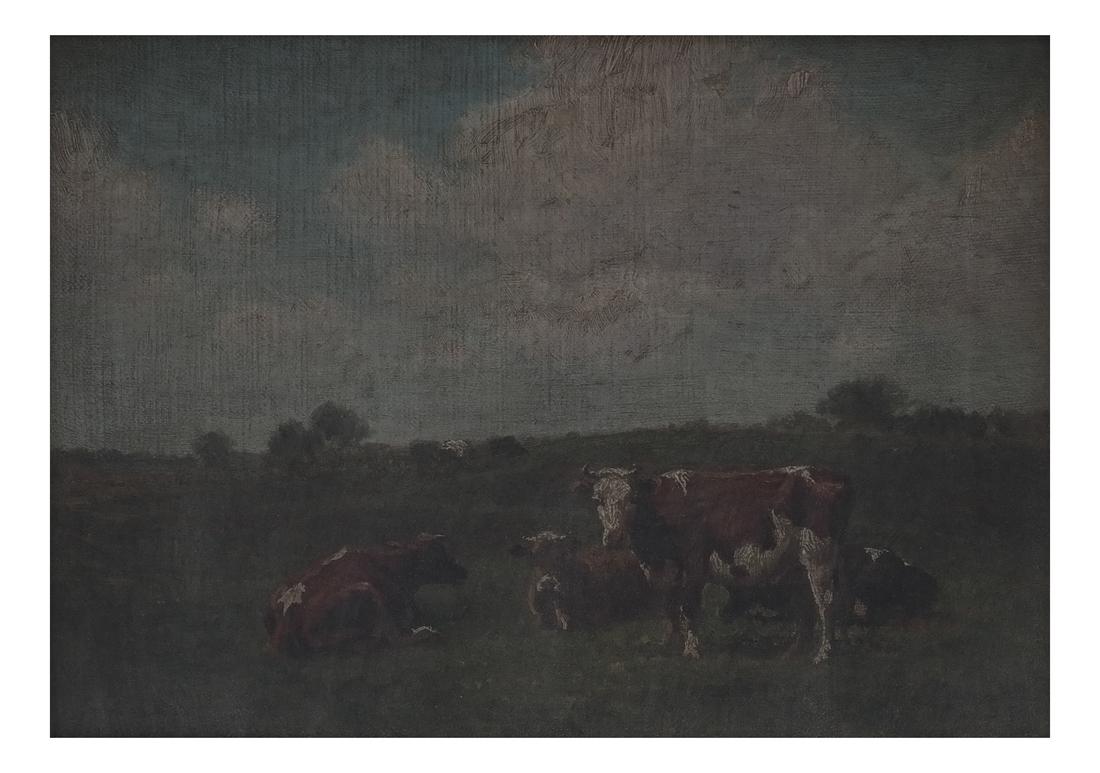 G.A. Hays, Cows - Oil on Canvas (1 of 6)