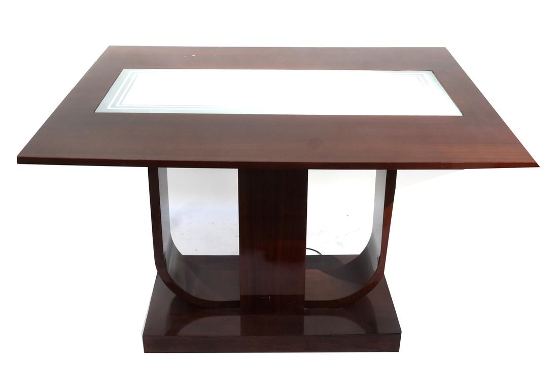 Art Moderne Mahogany Dining Table (1 of 6)