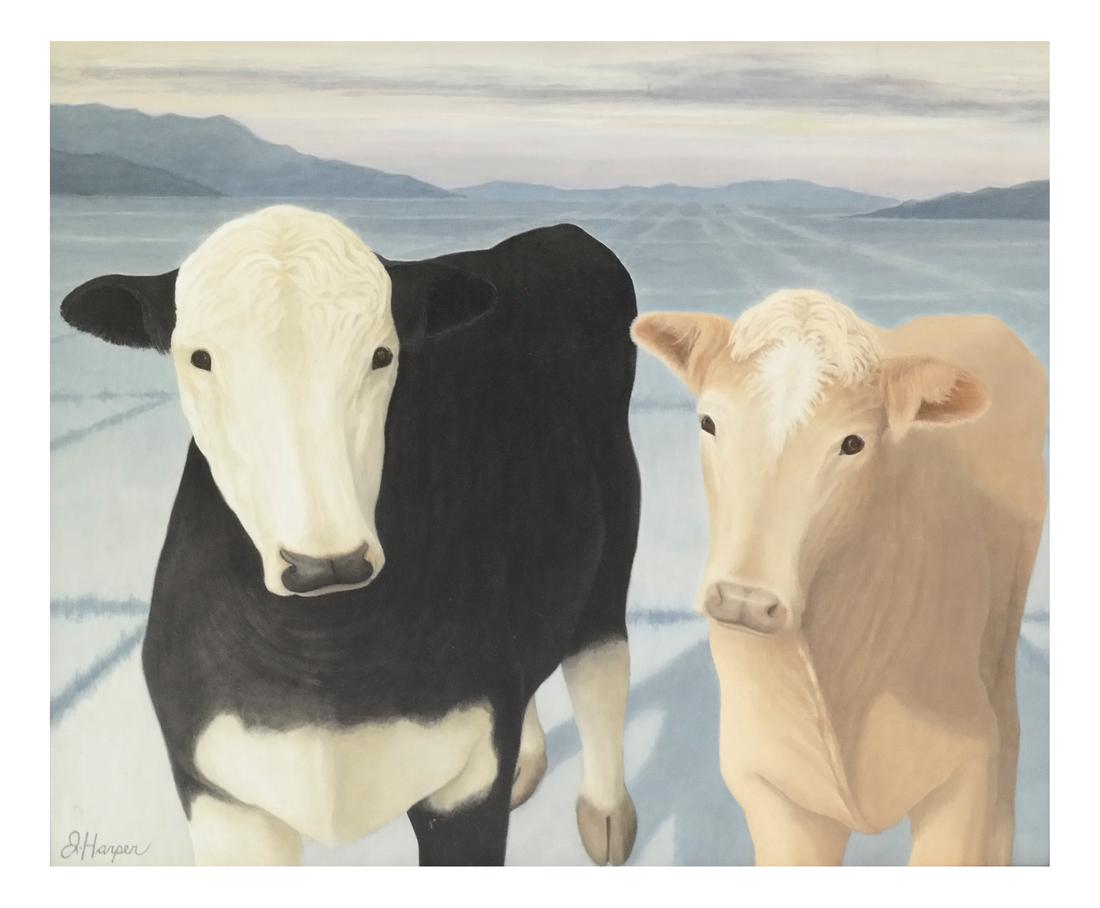J. Harper, Cows in a Landscape (1 of 6)