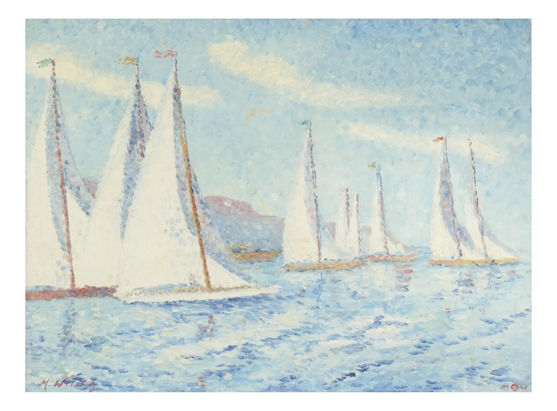 Micha Wilatch, Sailboats - Oil on Canvas (1 of 9)