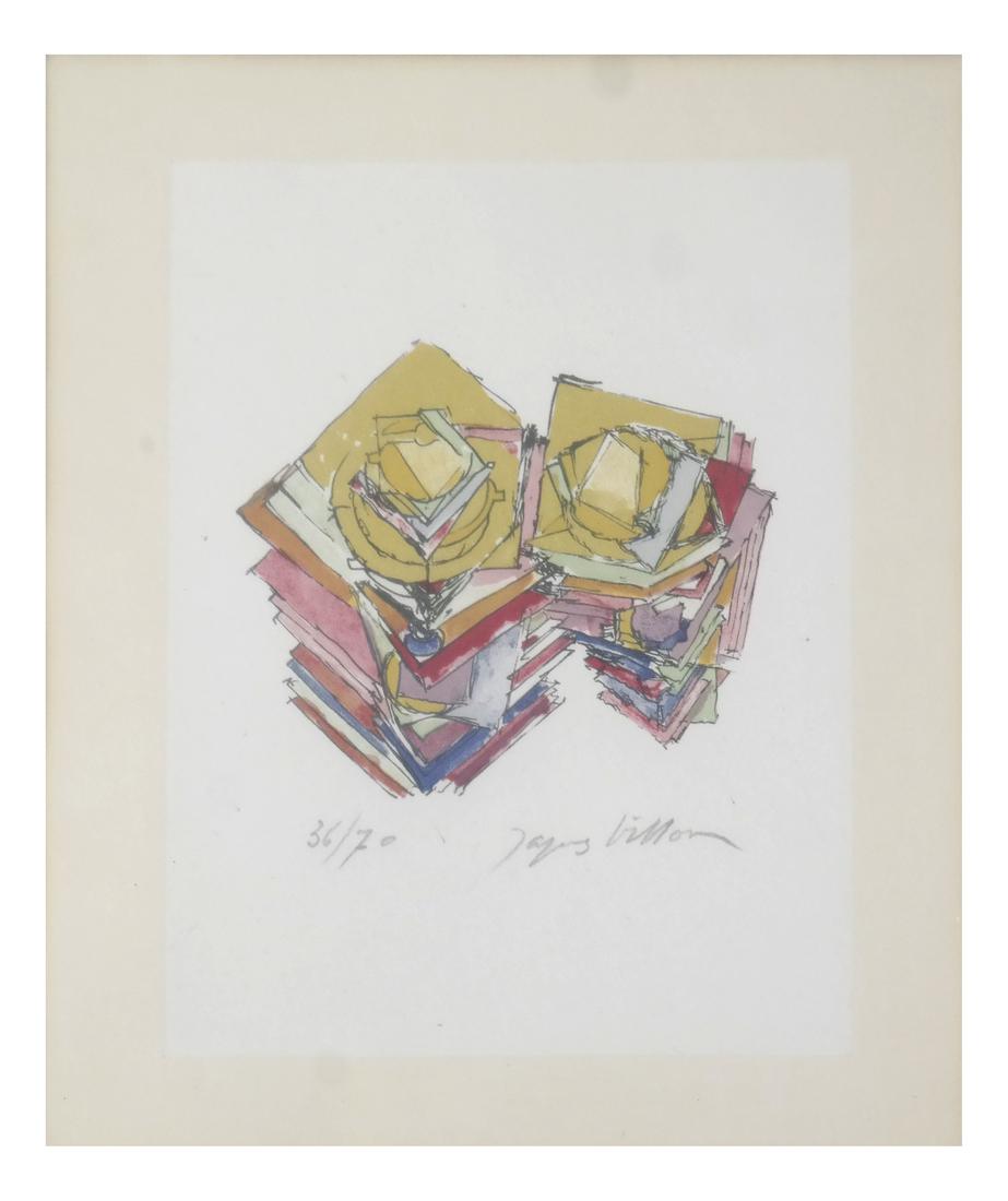 Jacques Villon, "Poemes de ce Temps" - Lithograph (1 of 4)
