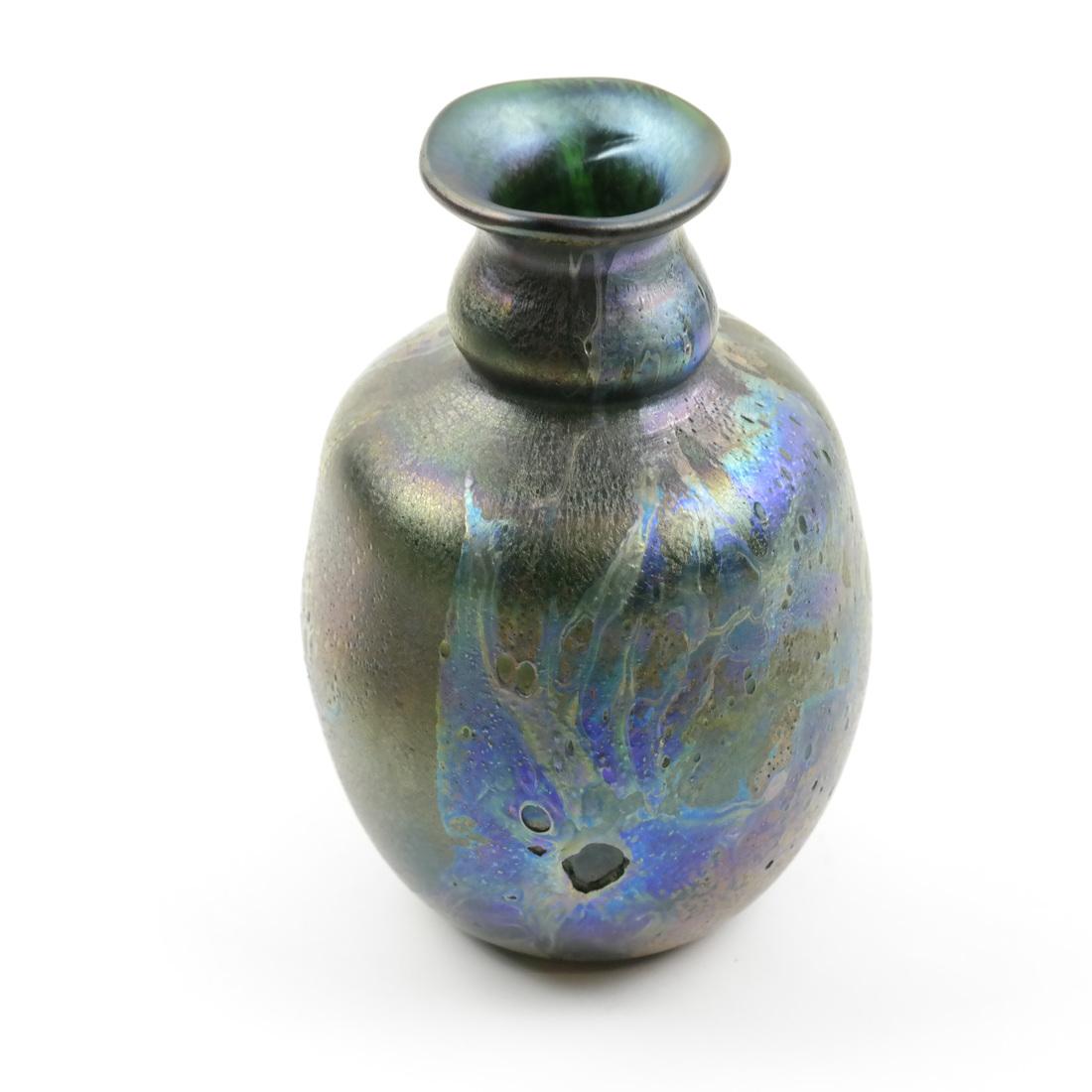 Tiffany Studios Blue Cypriote Vase, 6344N (1 of 5)