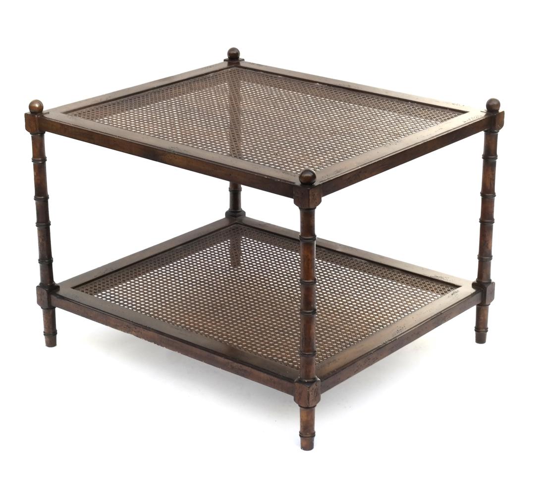 Regency-Style Faux Bamboo Table (1 of 5)