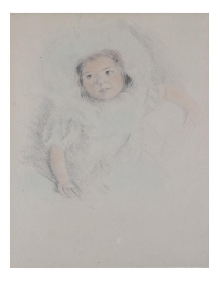 Attributed Marie Laurencin, Young Girl - Etching (1 of 5)