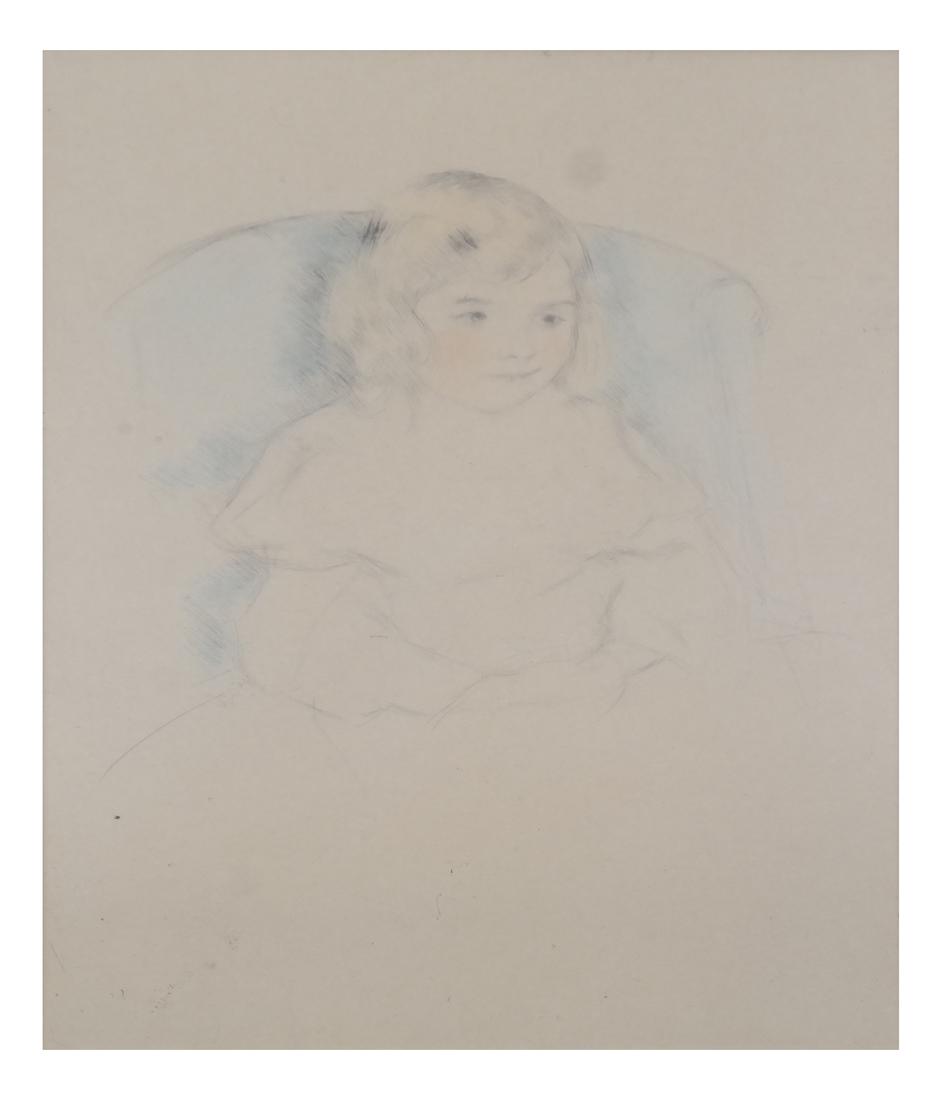 Attributed Marie Laurencin, Young Girl - Etching (1 of 5)