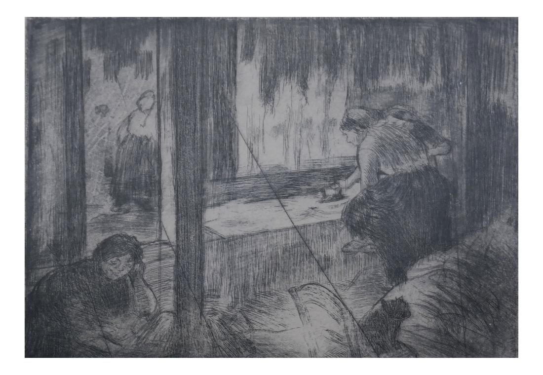 Edgar Degas, "Les Blanchisseuses" - Etching (1 of 5)