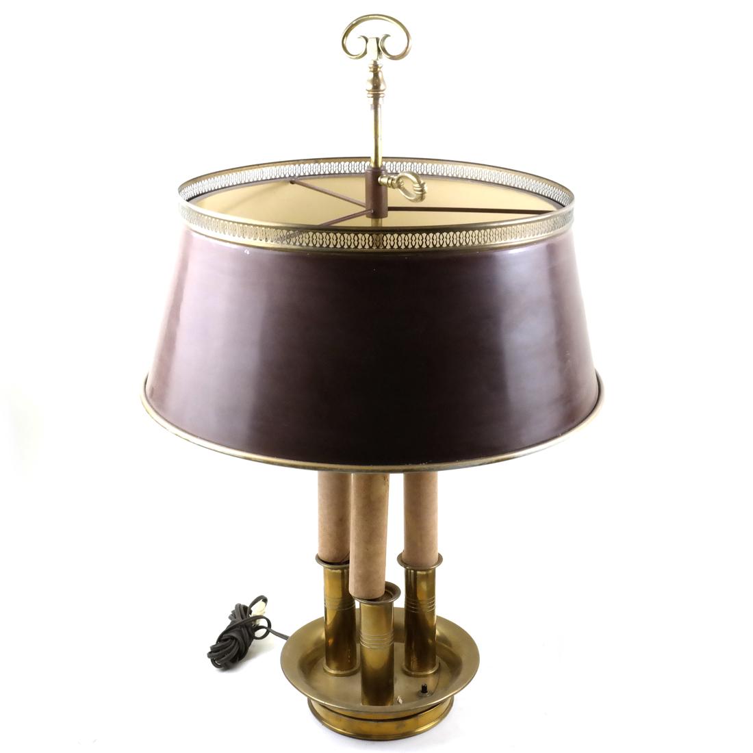 Brass Bouillotte Lamp (1 of 4)