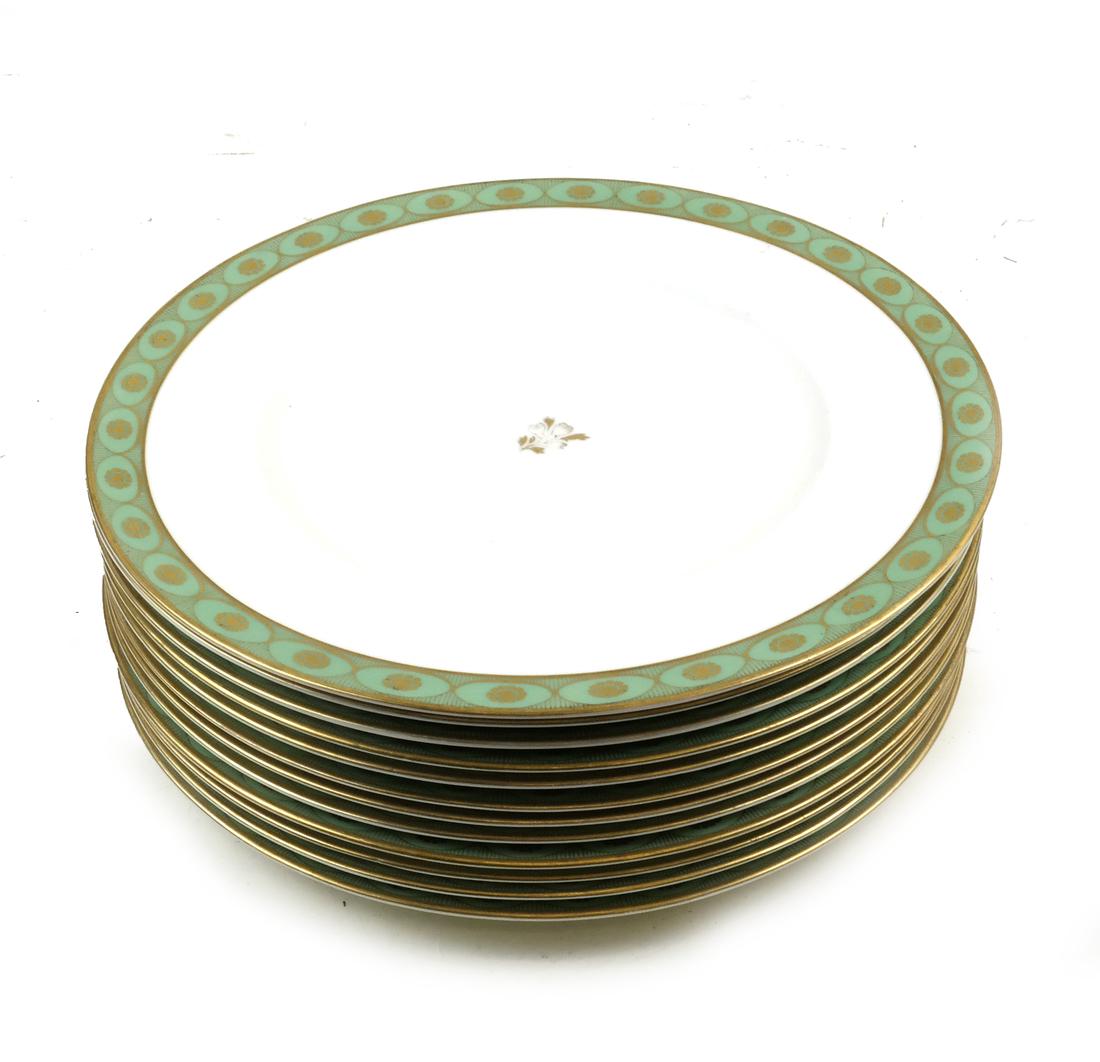 Twelve Royal Worcester "Plymouth" Plates (1 of 5)