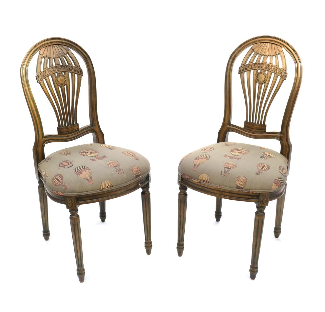 Pair of Balloon-Back Side Chairs (1 of 6)