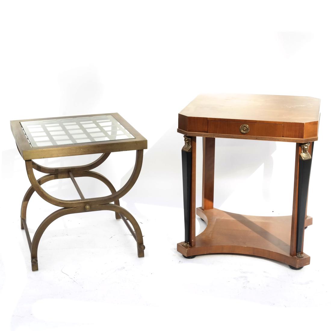 Iron Table & Empire Style Table (No Top) (1 of 9)