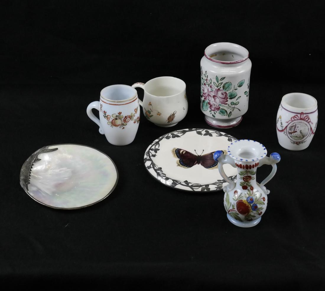Mixed Group of Porcelain and Glass (1 of 9)