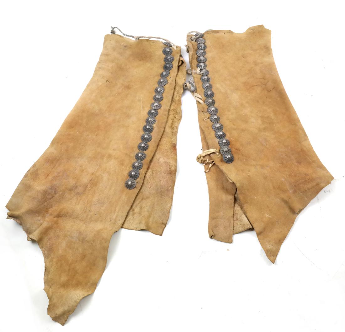 Pair of Leather Child's Chaps (1 of 4)