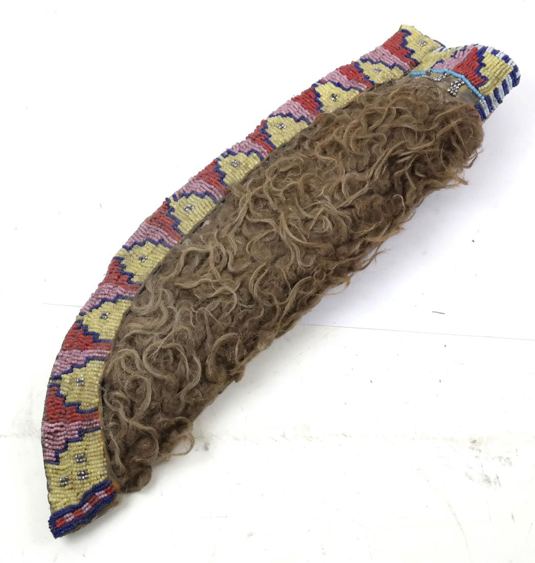 Native American Buffalo Skin Sheath (1 of 5)