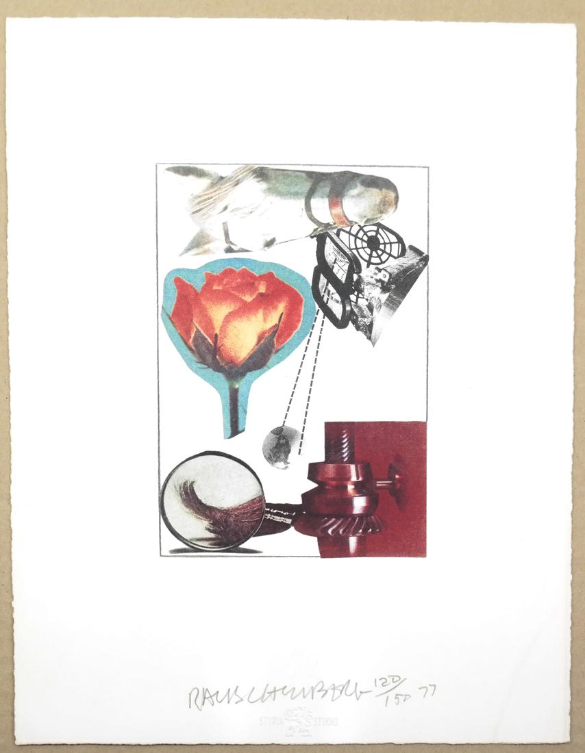Robert Rauschenberg, "Christmas" - Offset Lithograph (1 of 6)