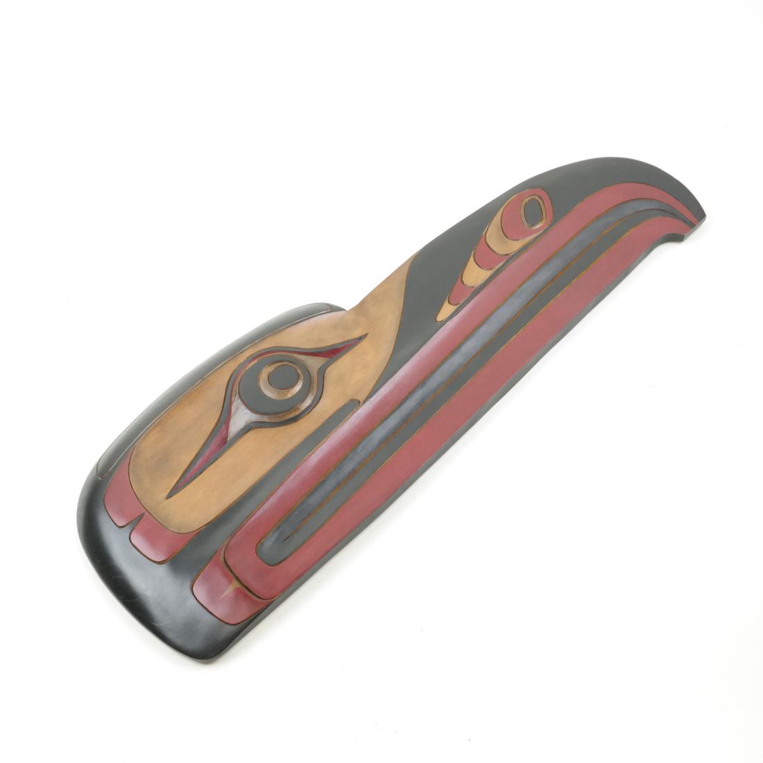 Northwest Coast Carved Panel, "Raven" by Eric Baker (1 of 7)