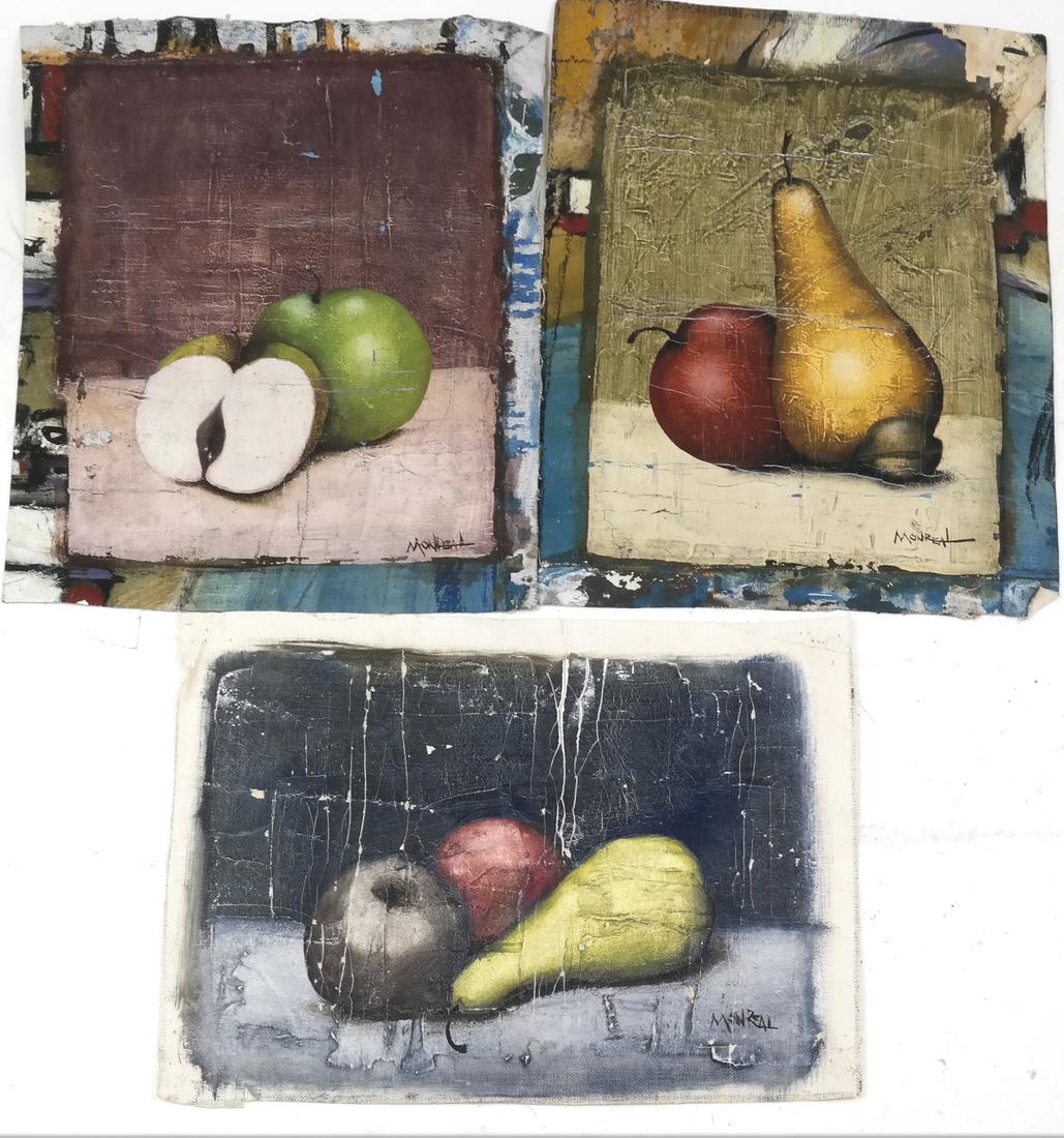 Andres Monreal, Three Still Lifes - Oil on Canvas (1 of 7)