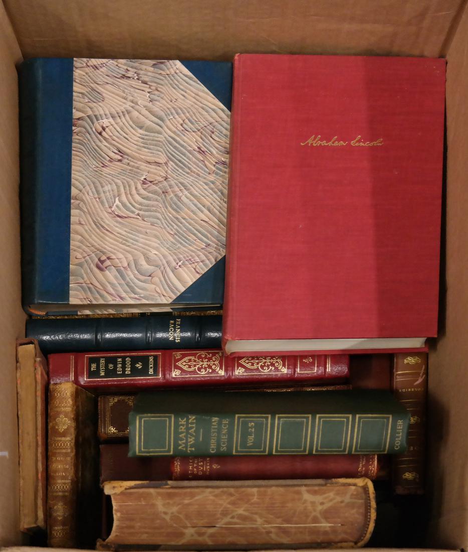Group of Leather Bound Books, Lord Macaulay, Scott (1 of 3)