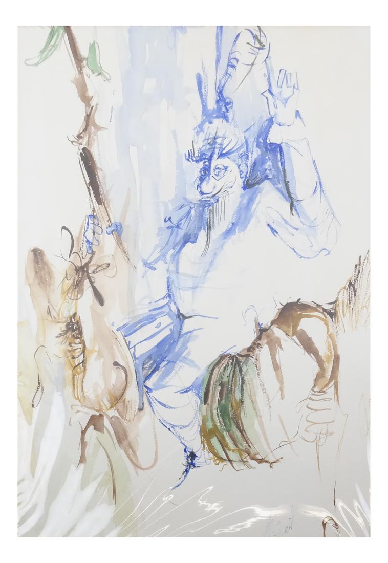 Man of La Mancha Watercolor, Unknown Artist (1 of 5)