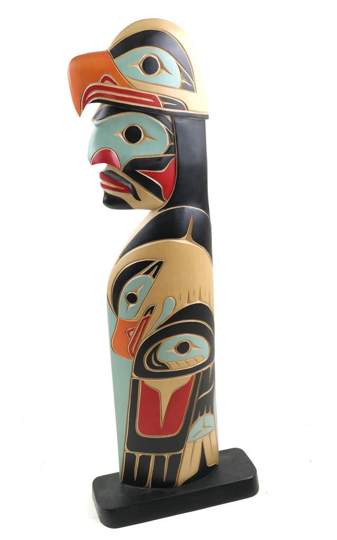 Northwest Coast Chief, Totem Dance, John August (1 of 5)