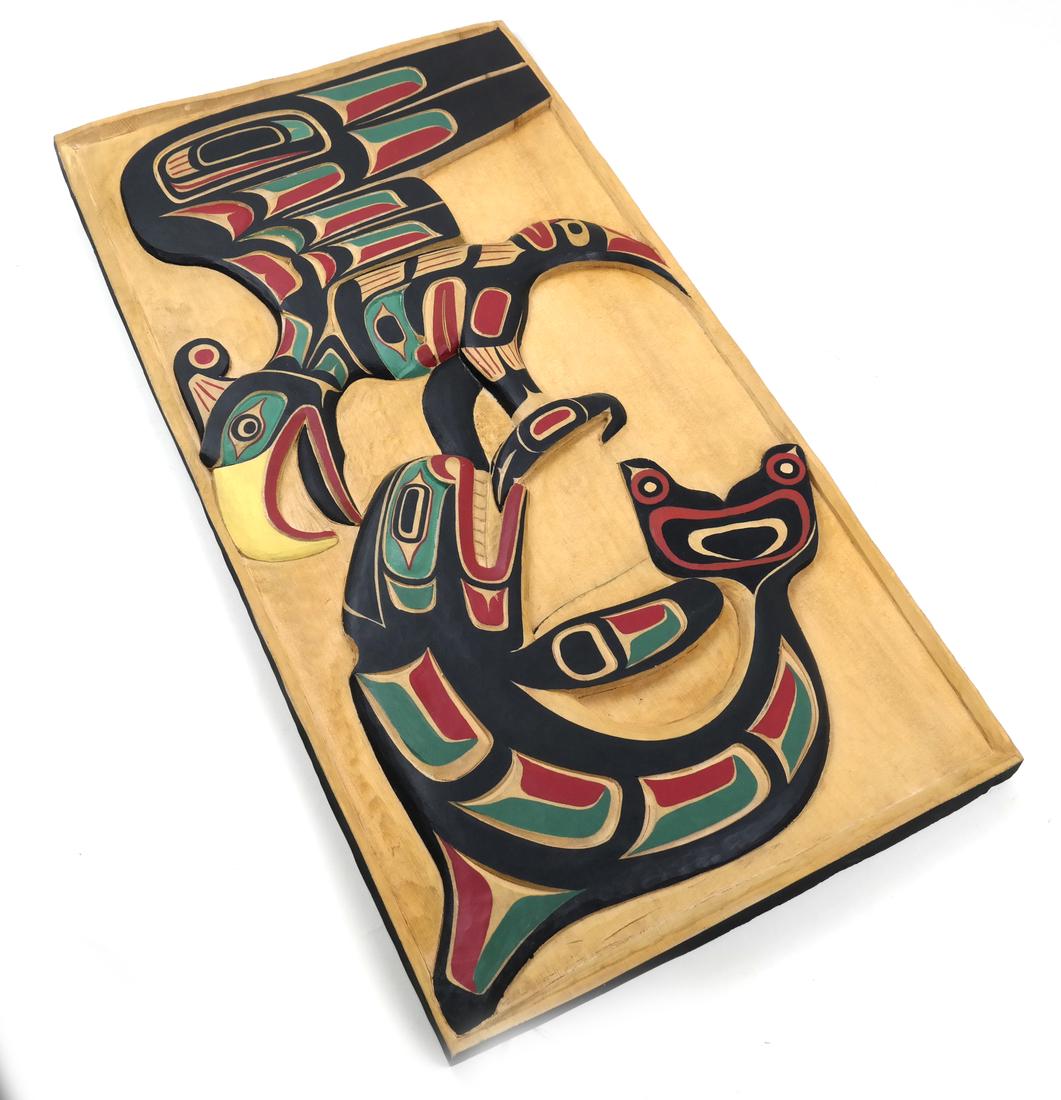 Northwest Coast Carved Panel, Randy Stiglitz (1 of 6)