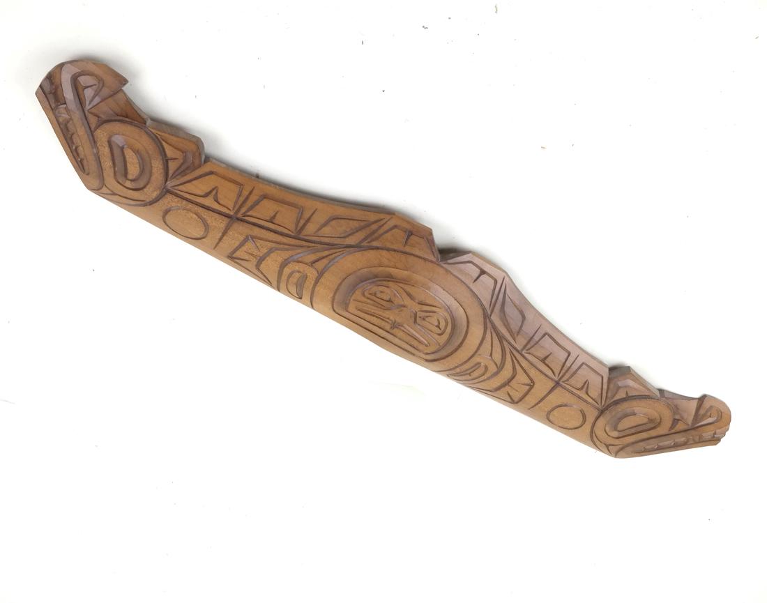 Northwest Coast Indian Carved Panel, Kelvin Johnston (1 of 6)