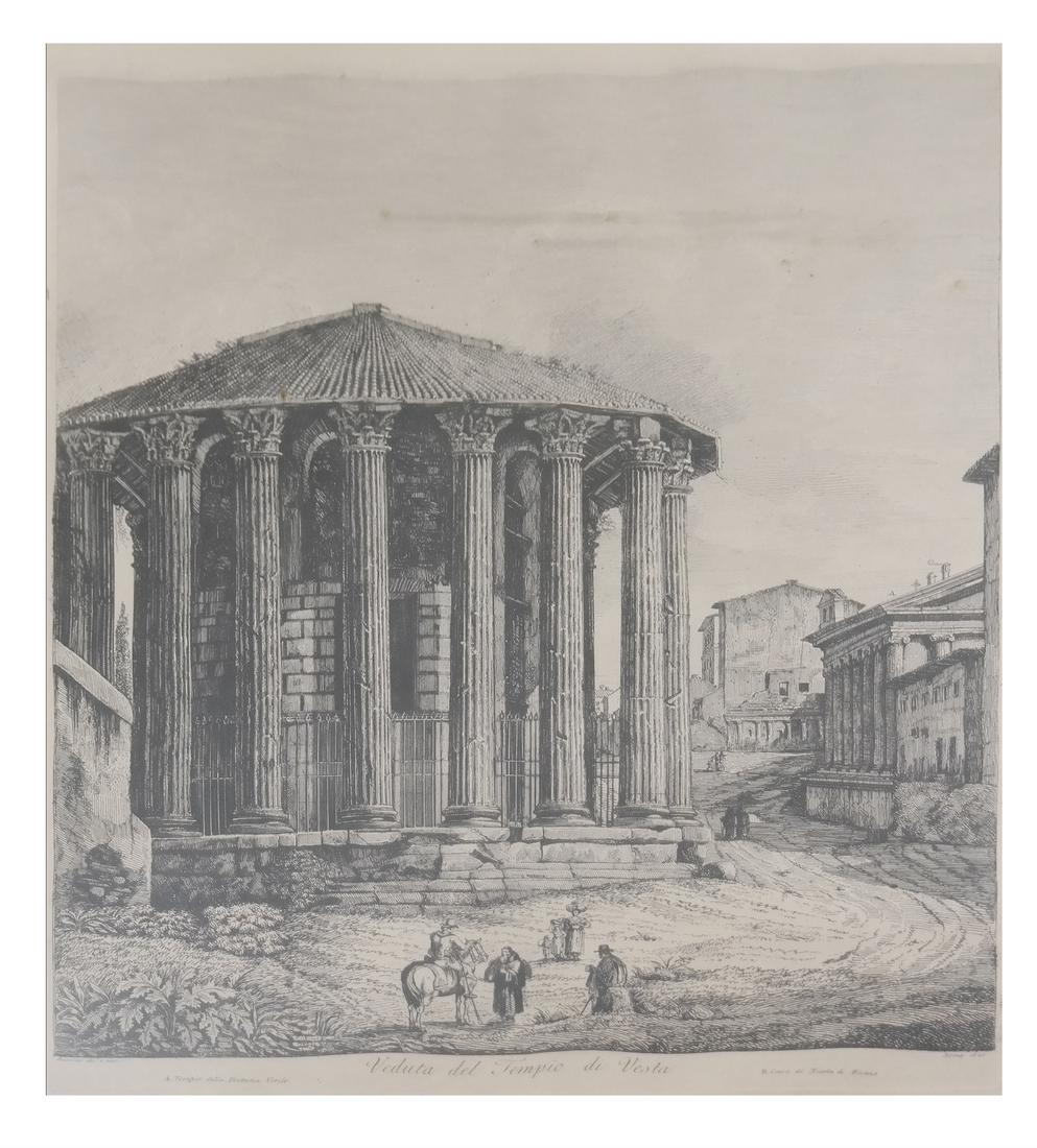 Luigi Rossini, 'Ruins' - Engraving (1 of 6)