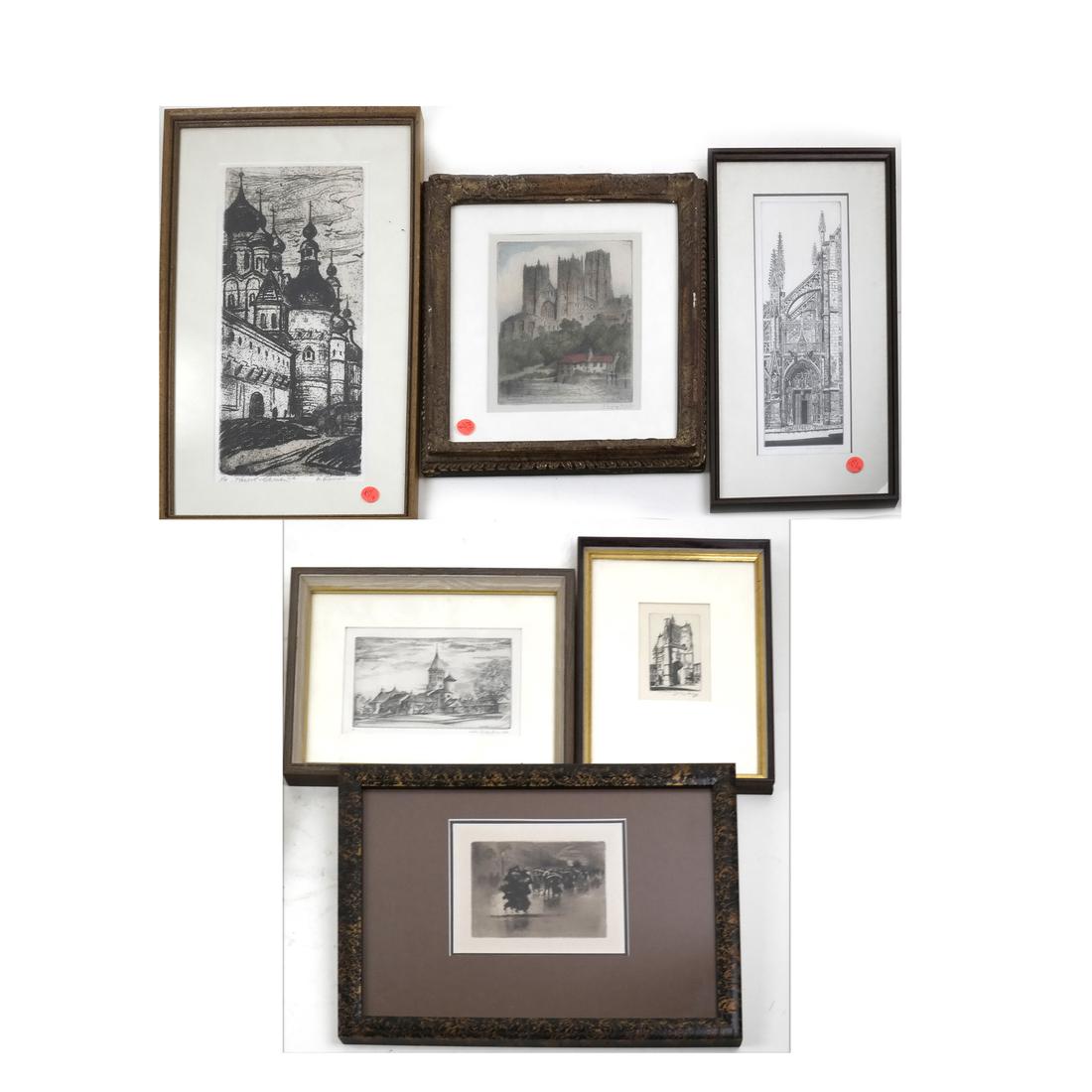Six Framed Works (1 of 9)