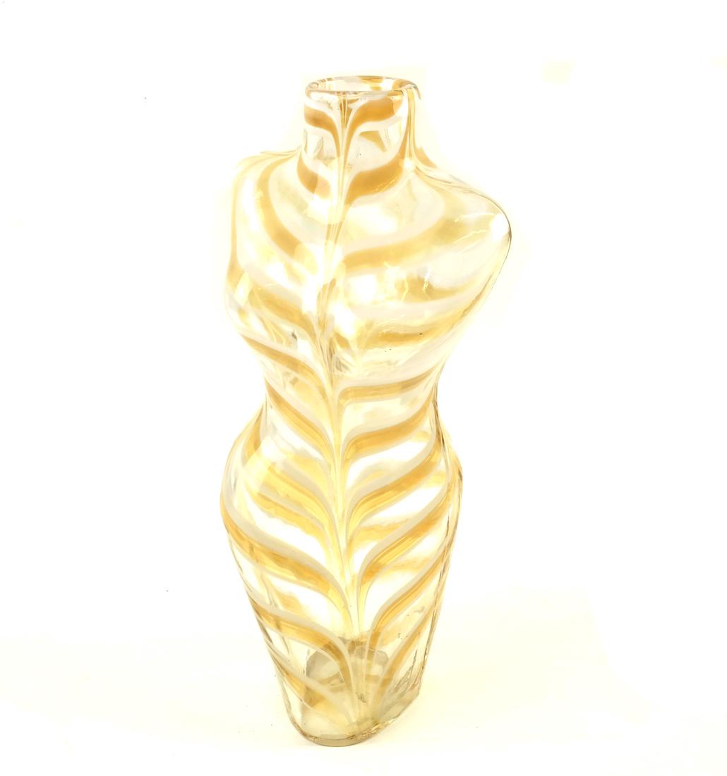 Italian Figural Abstract Glass Vase (1 of 7)