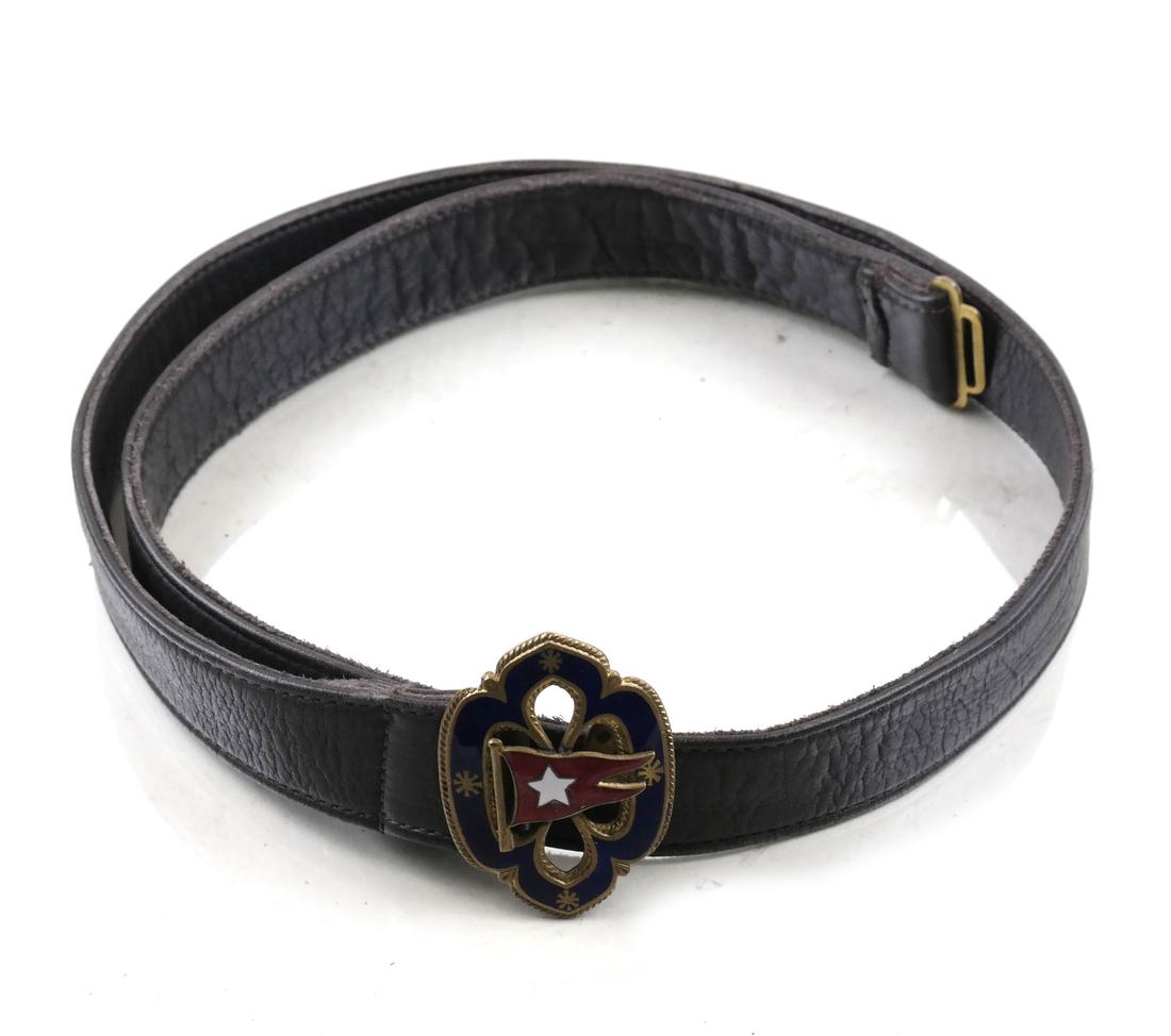 Russian Enamel Belt Buckle (1 of 3)