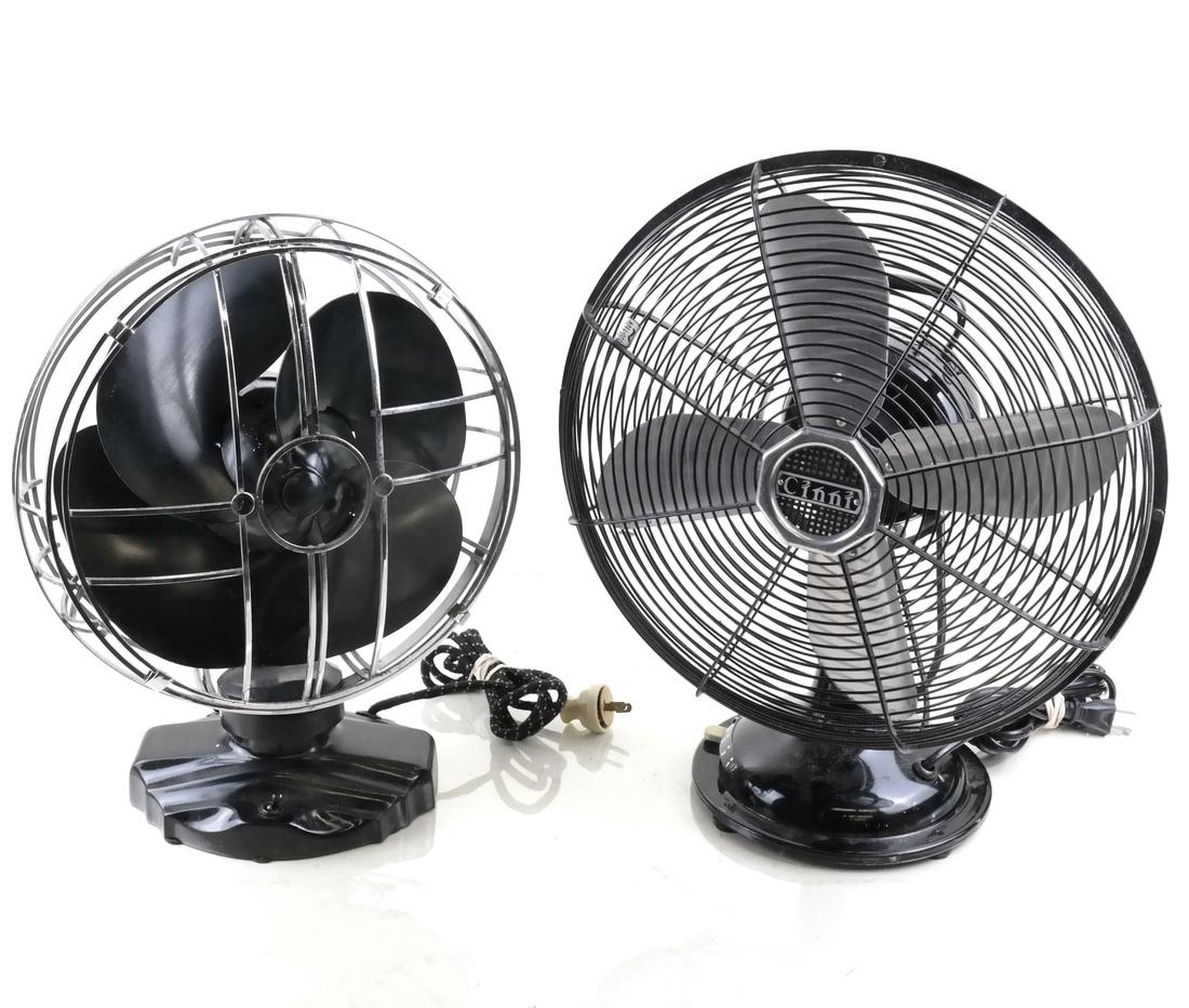 Two Deco-Style Fans, One by "Cinni" (1 of 6)