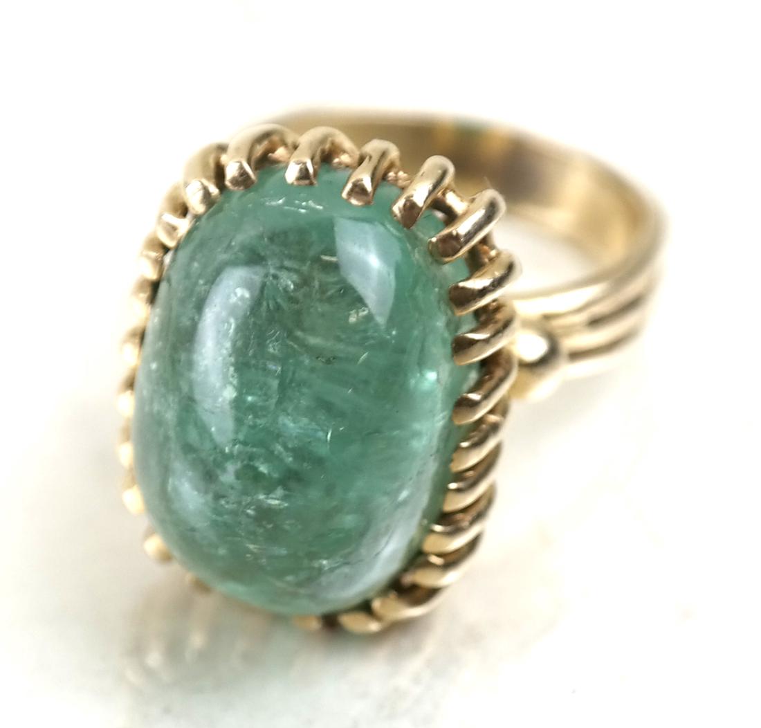 14k Gold and Emerald Ring (1 of 3)