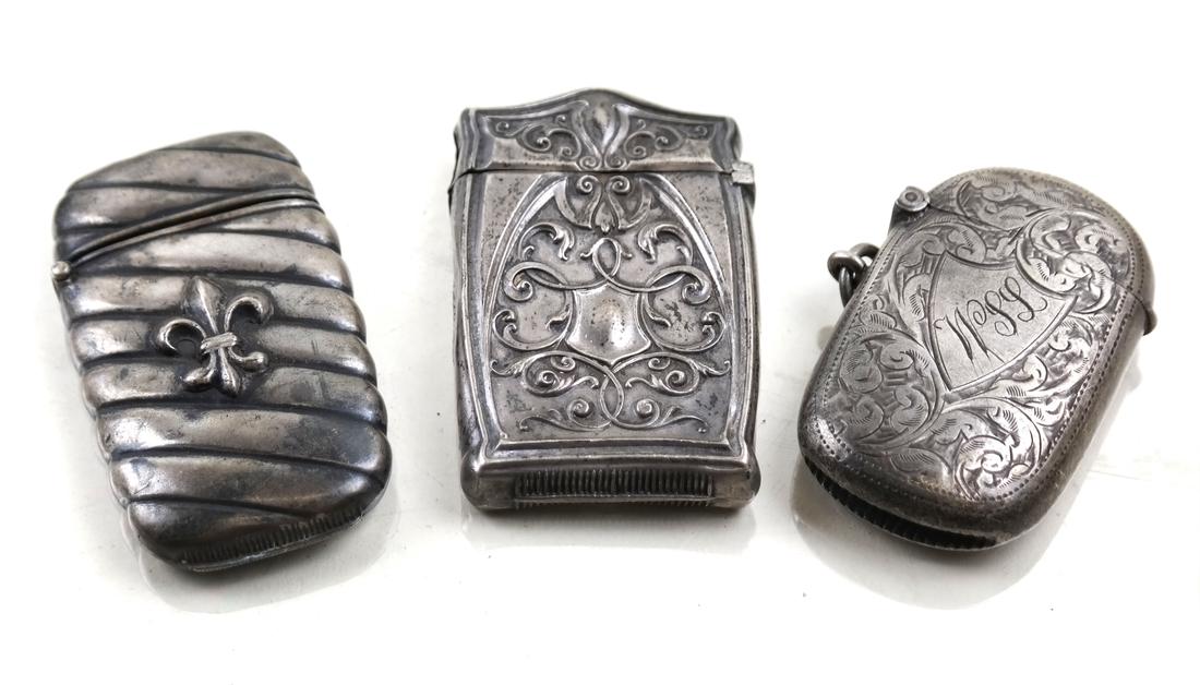 Three Early Match Safes (1 of 7)