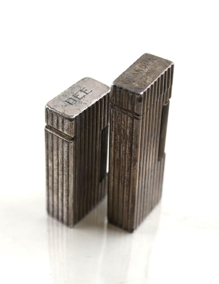 Two Sterling Silver Dunhill Lighters (1 of 4)