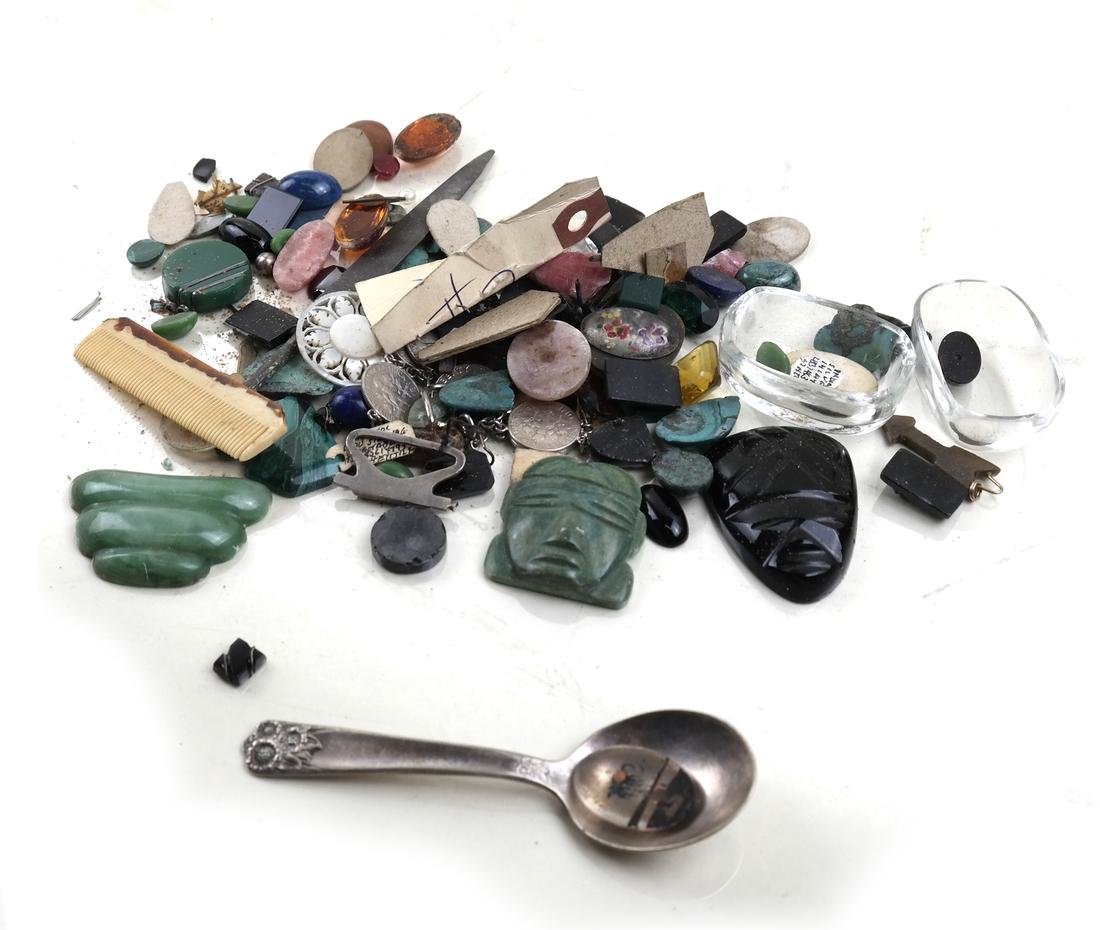 Lot of Assorted Stones, Misc. Items (1 of 5)