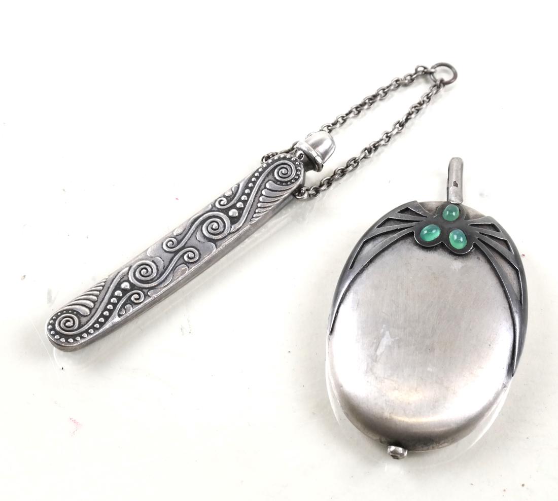 Art Nouveau Mirror, Scent Bottle (1 of 6)