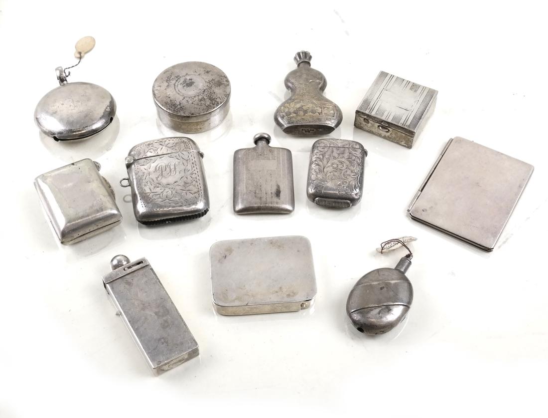 Group of Sterling Silver Objects, Including Cartier (1 of 6)